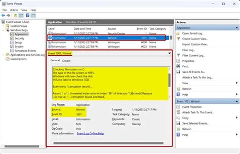 results of chkdsk|How to find ChkDsk results in Event Viewer logs in .